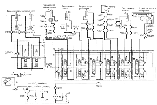 Гидравлическая схема инман 150